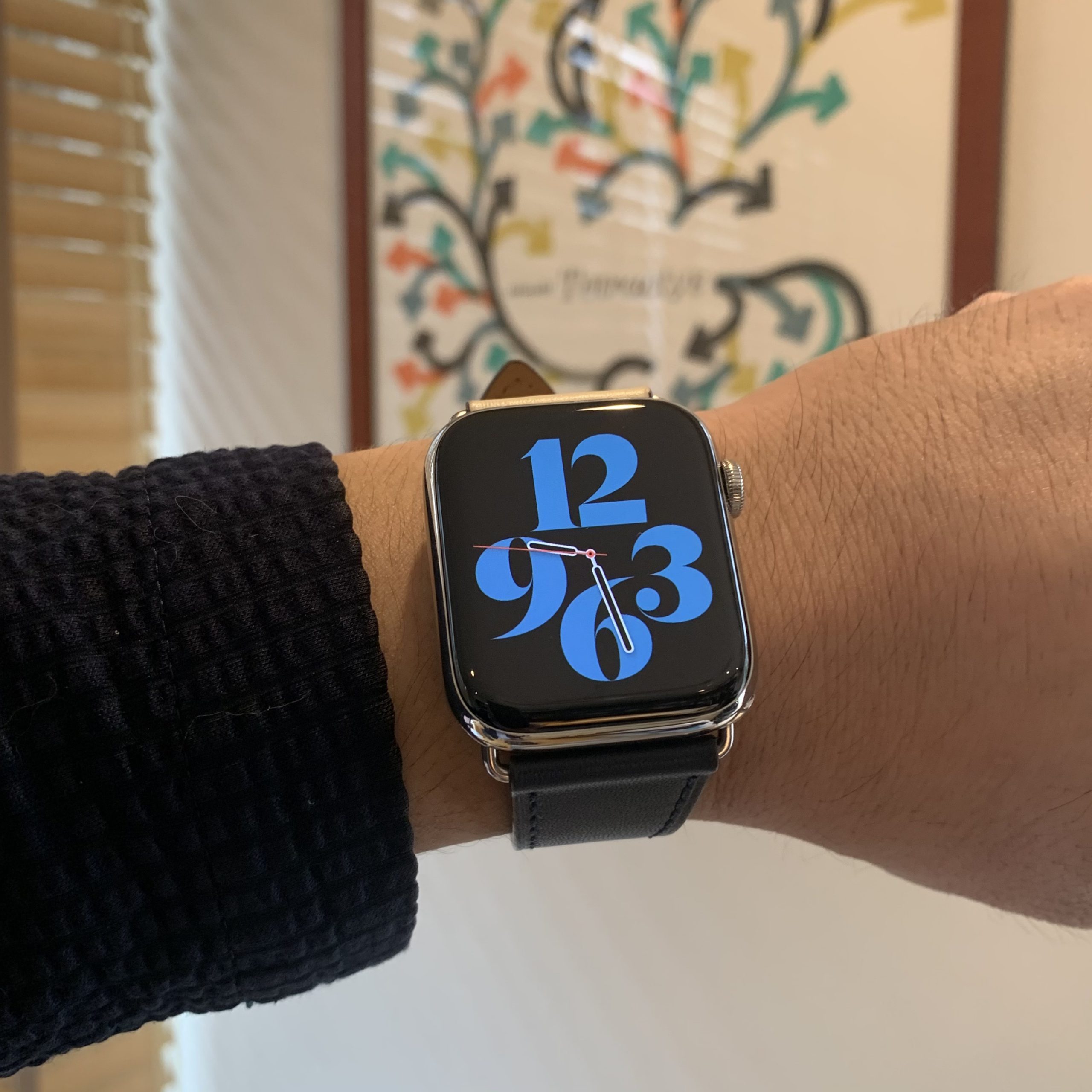 Apple Watch Hermès - 44mmケース用バンド（黒）-connectedremag.com